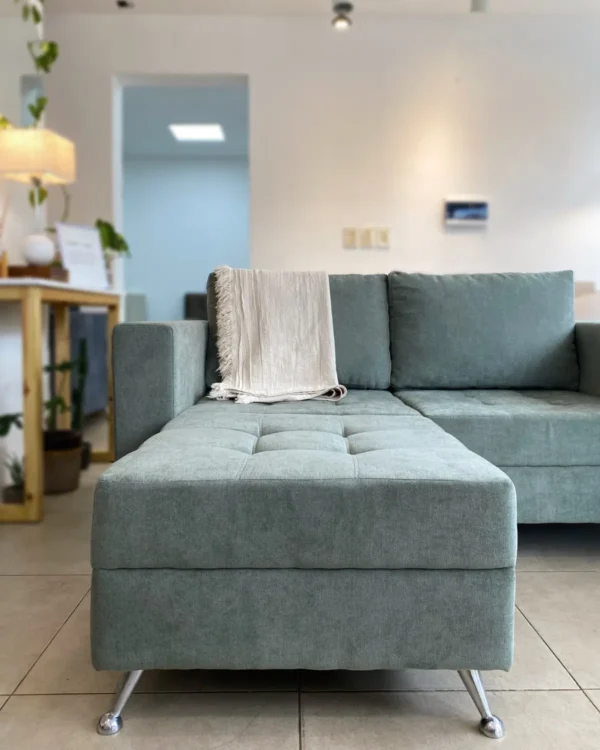 sillon de dos cuerpos + puff