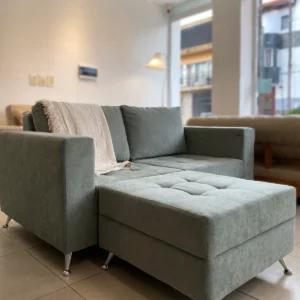 sillon de dos cuerpos + puff